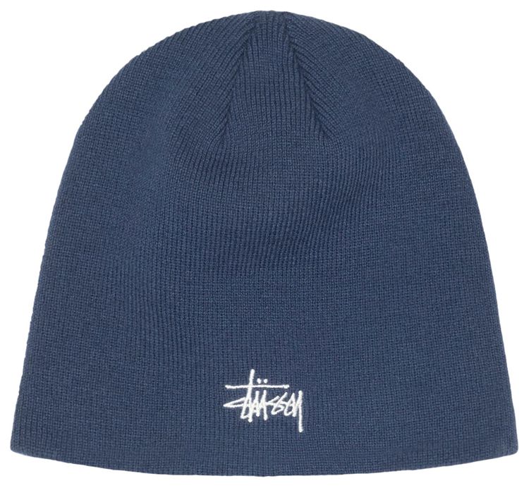 Stussy Basic Skullcap Deep Blue