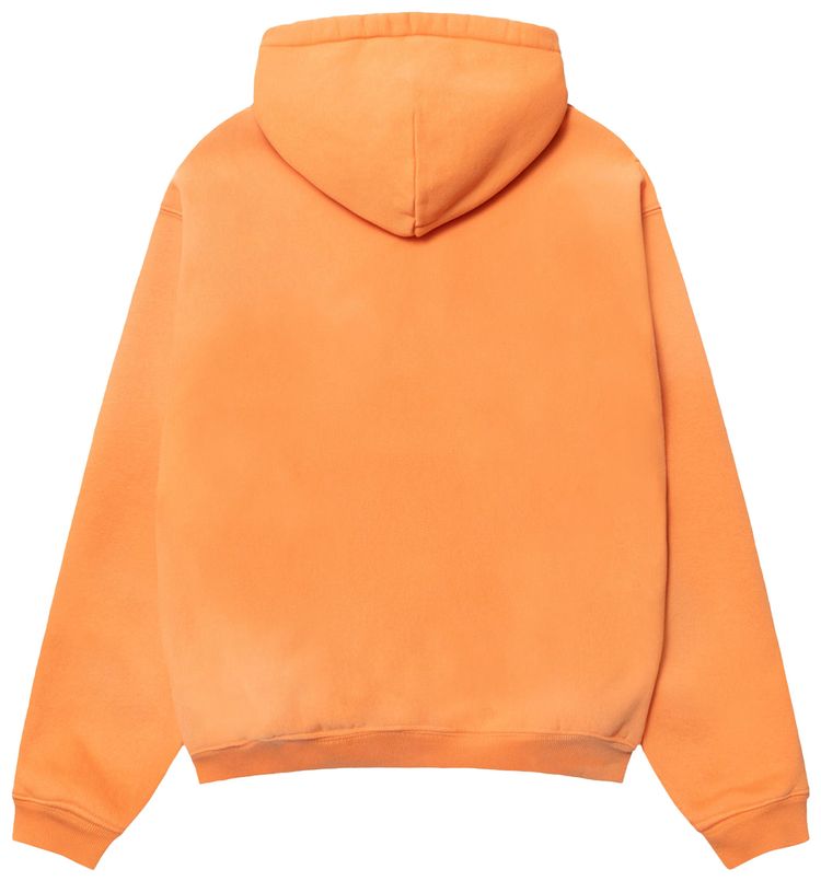 Stussy Stu Applique Hoodie Orange
