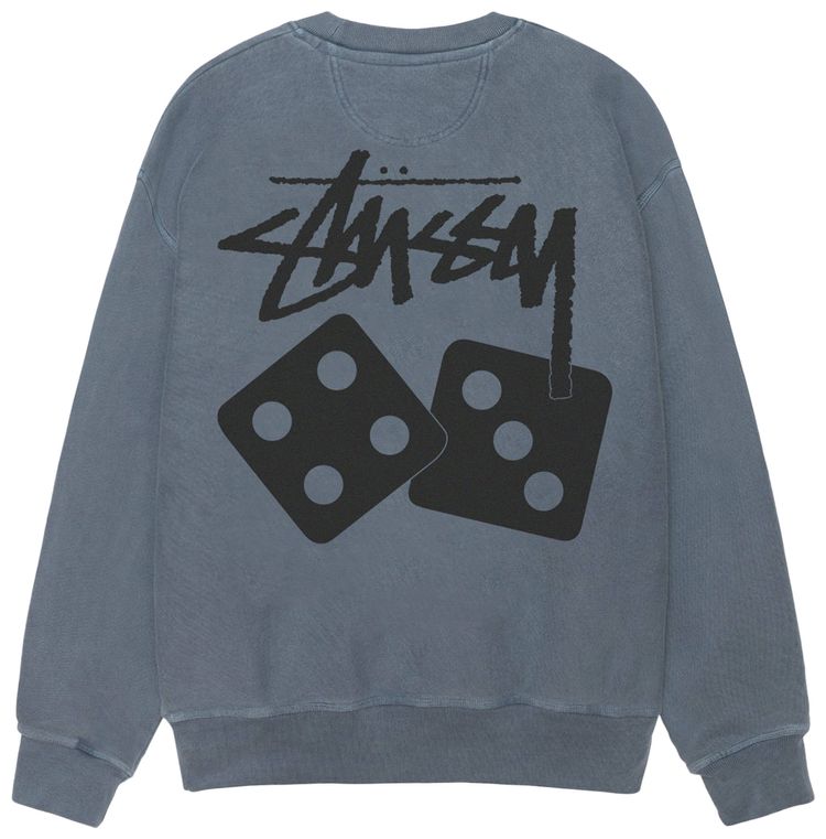 Stussy Dice Crew Pigment Dyed Navy