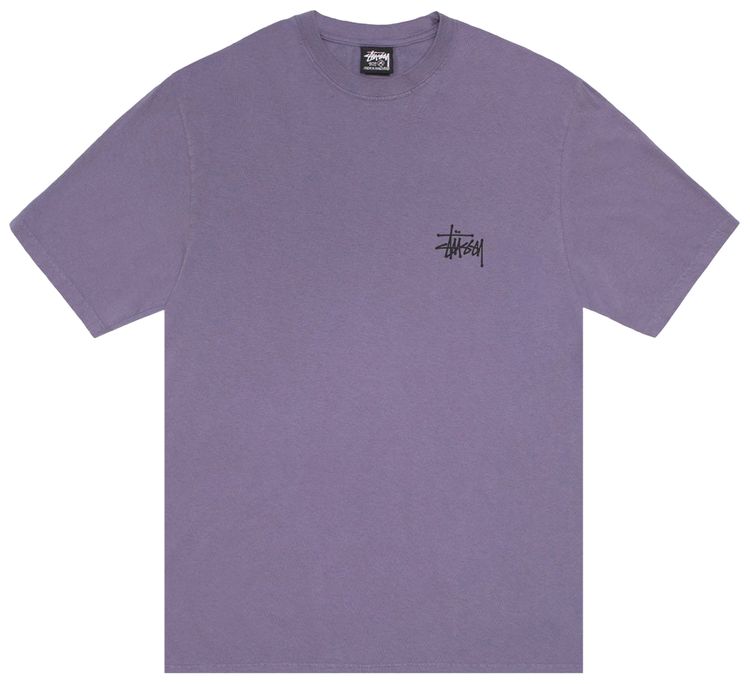 Stussy Basic Tee Pigment Dyed Grape