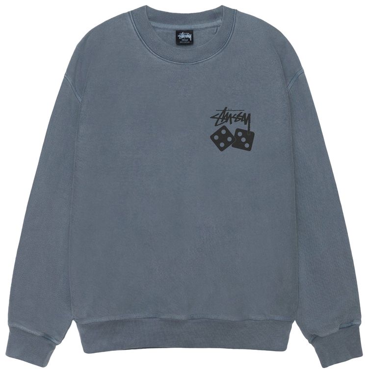 Stussy Dice Crew Pigment Dyed Navy