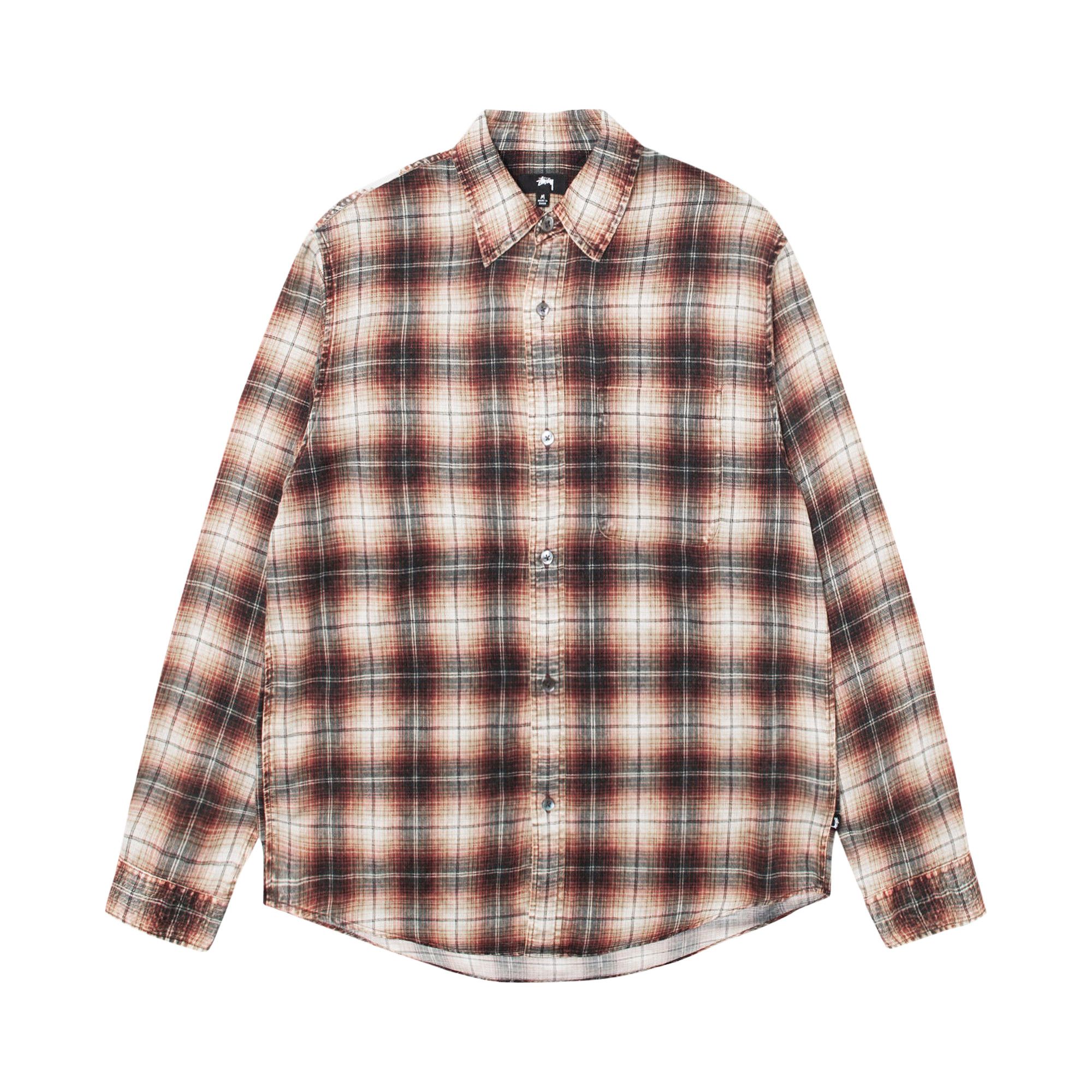 Buy Stussy Matthew Printed Shirt 'Umber' - 1110336 UMBE | GOAT