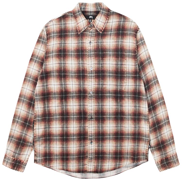 Stussy Matthew Printed Shirt Umber
