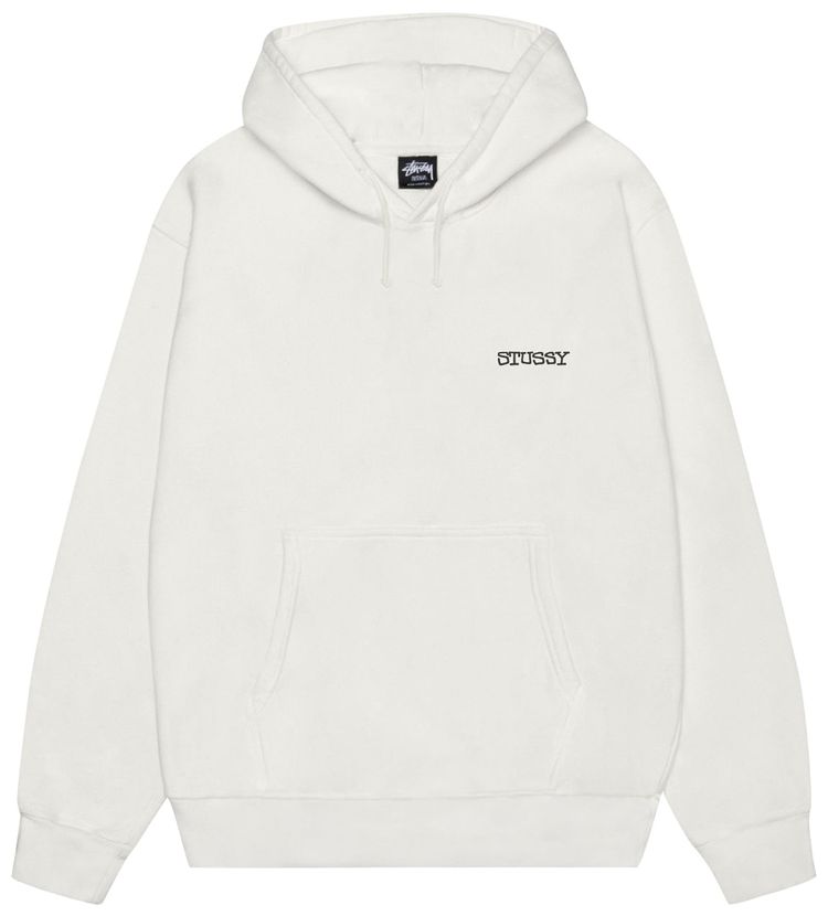 Stussy Jumbo Hoodie Pigment Dyed Natural