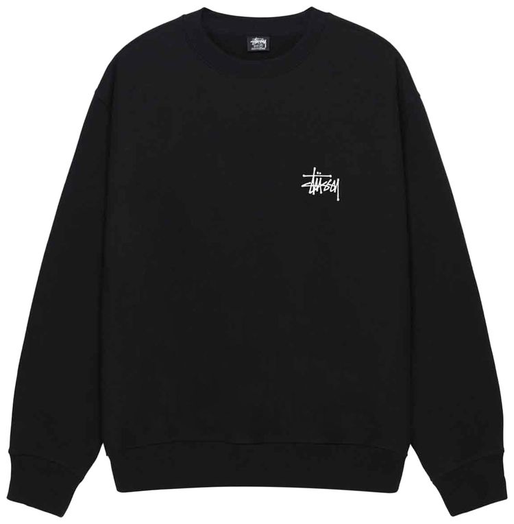 Stussy Basic Crew Black