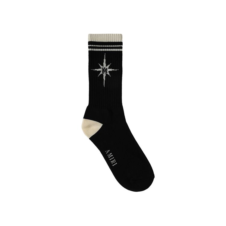 Amiri Starburst Sock Black