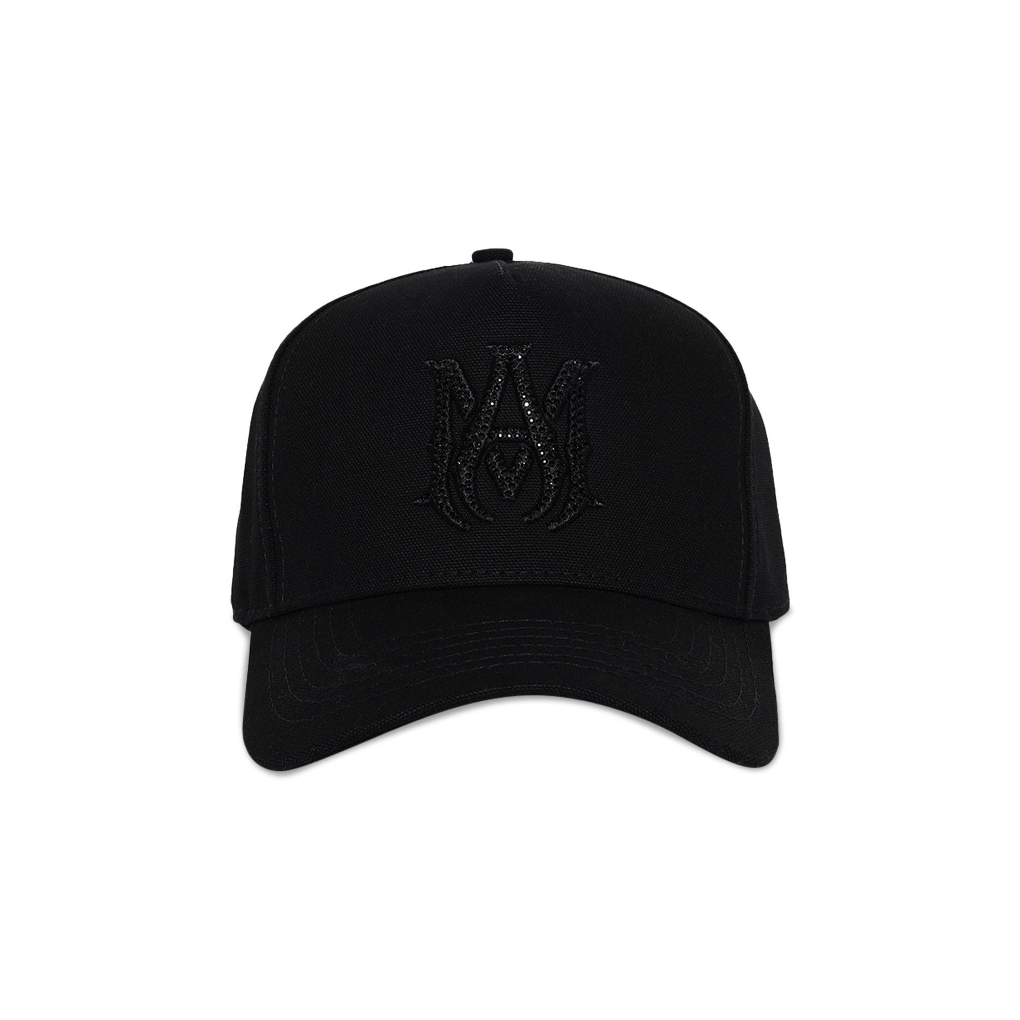 Buy Amiri MA Crystal Canvas Hat 'Black Black' - AMHACP1053 BLAC | GOAT