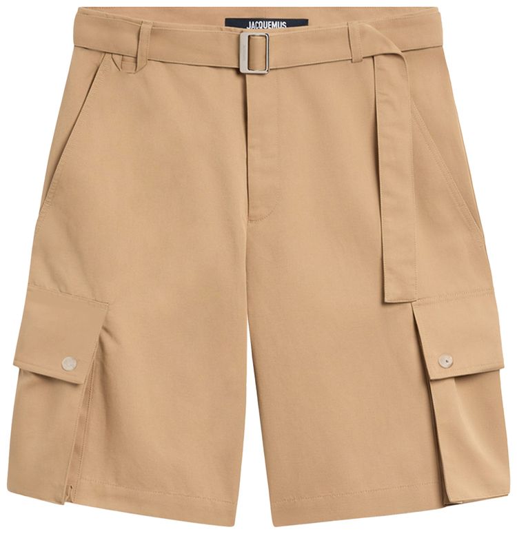 Jacquemus Le Cargo Bermuda Camel