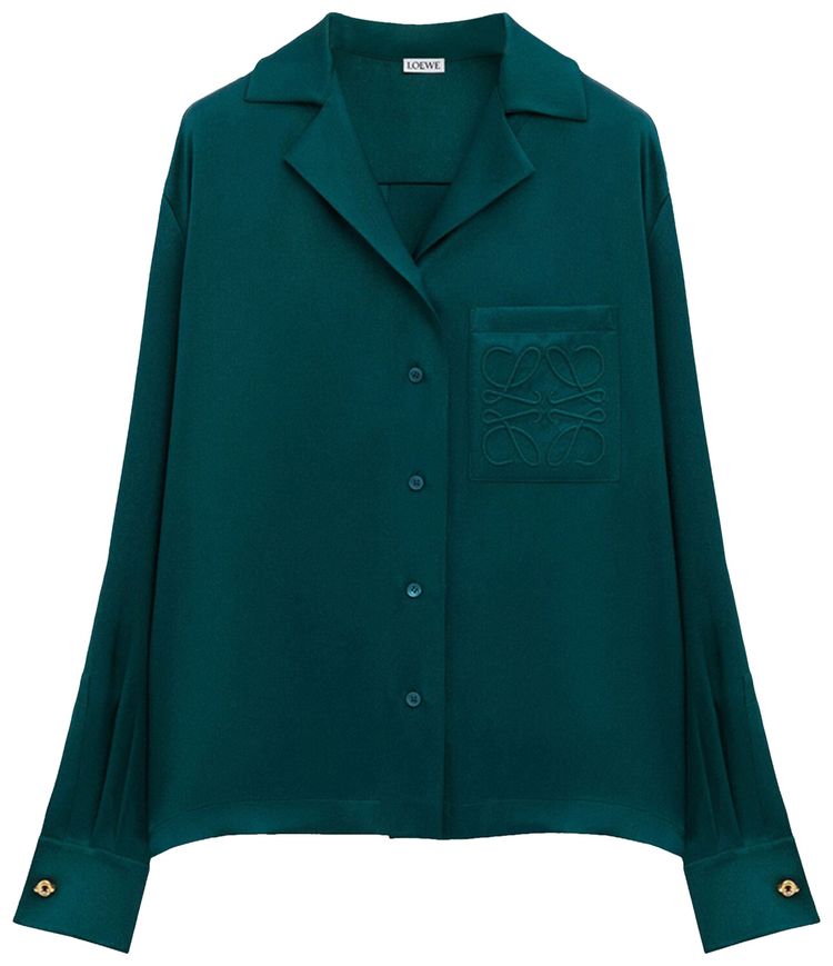 Loewe Pyjama Blouse Dark Green
