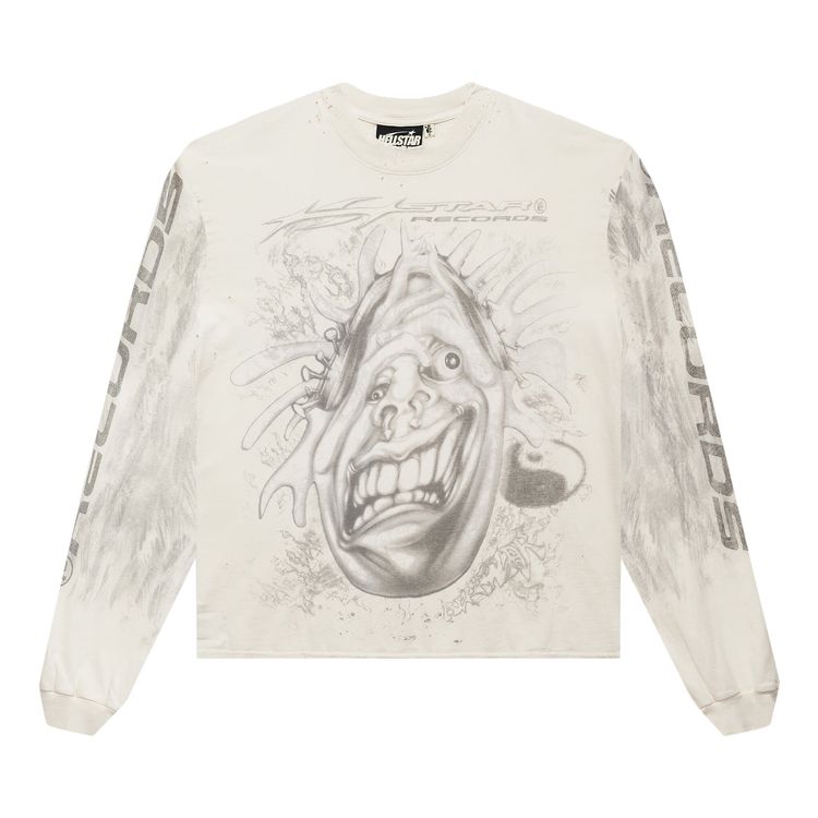 Hellstar HStar Records Long Sleeve White