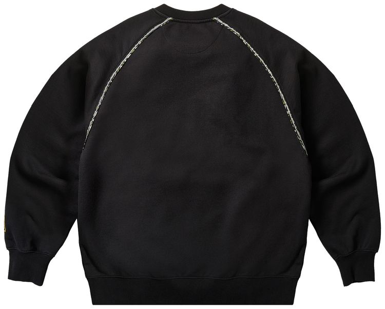 Palace x Maharishi Temple Script Crew Black