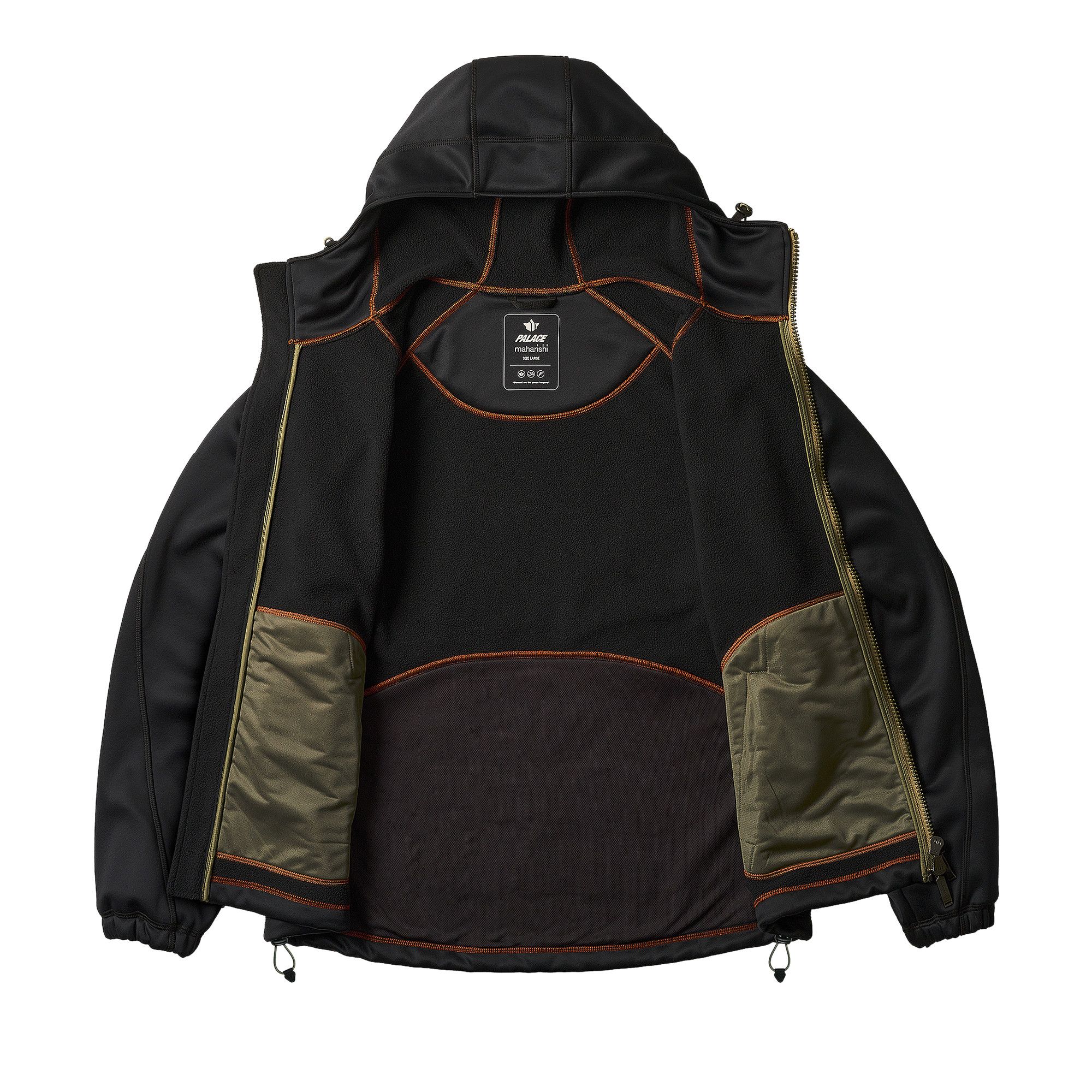 Buy Palace x Maharishi Ninja Soft Shell Jacket 'Black
