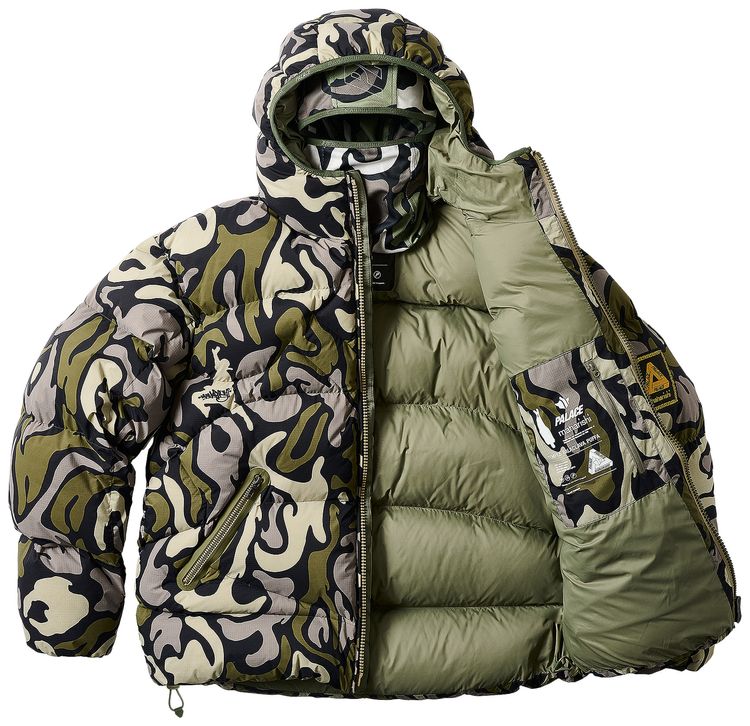 Palace x Maharishi Temple Puffa Jacket DPM Kor Om