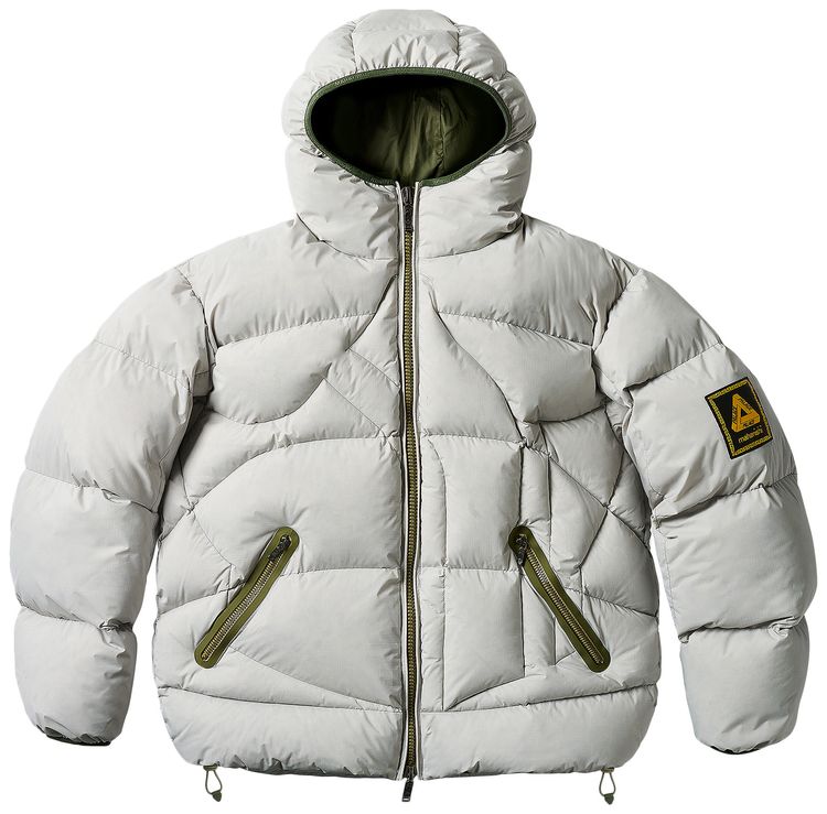 Palace x Maharishi Temple Puffa Jacket Ice
