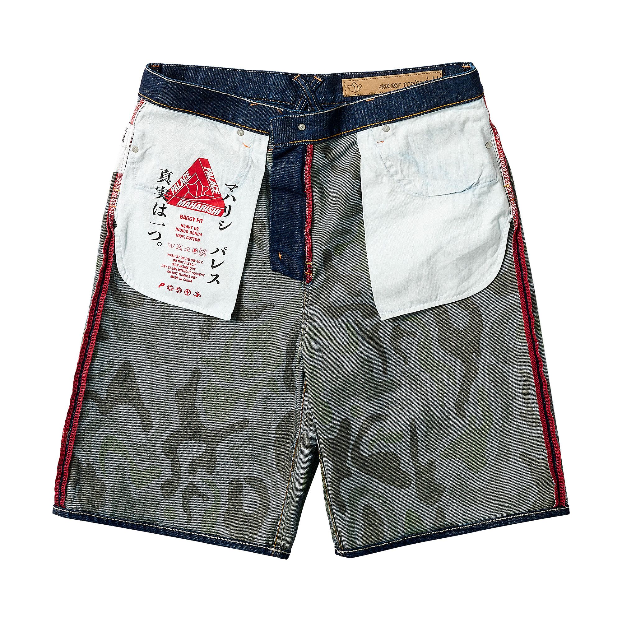 Buy Palace x Maharishi Baggy Denim Short 'Indigo