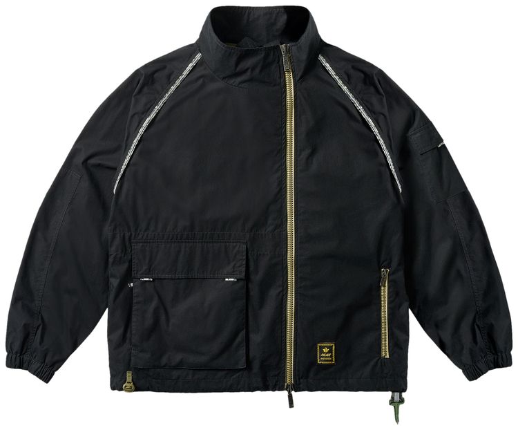 Palace x Maharishi Asymetric Track Jacket Black