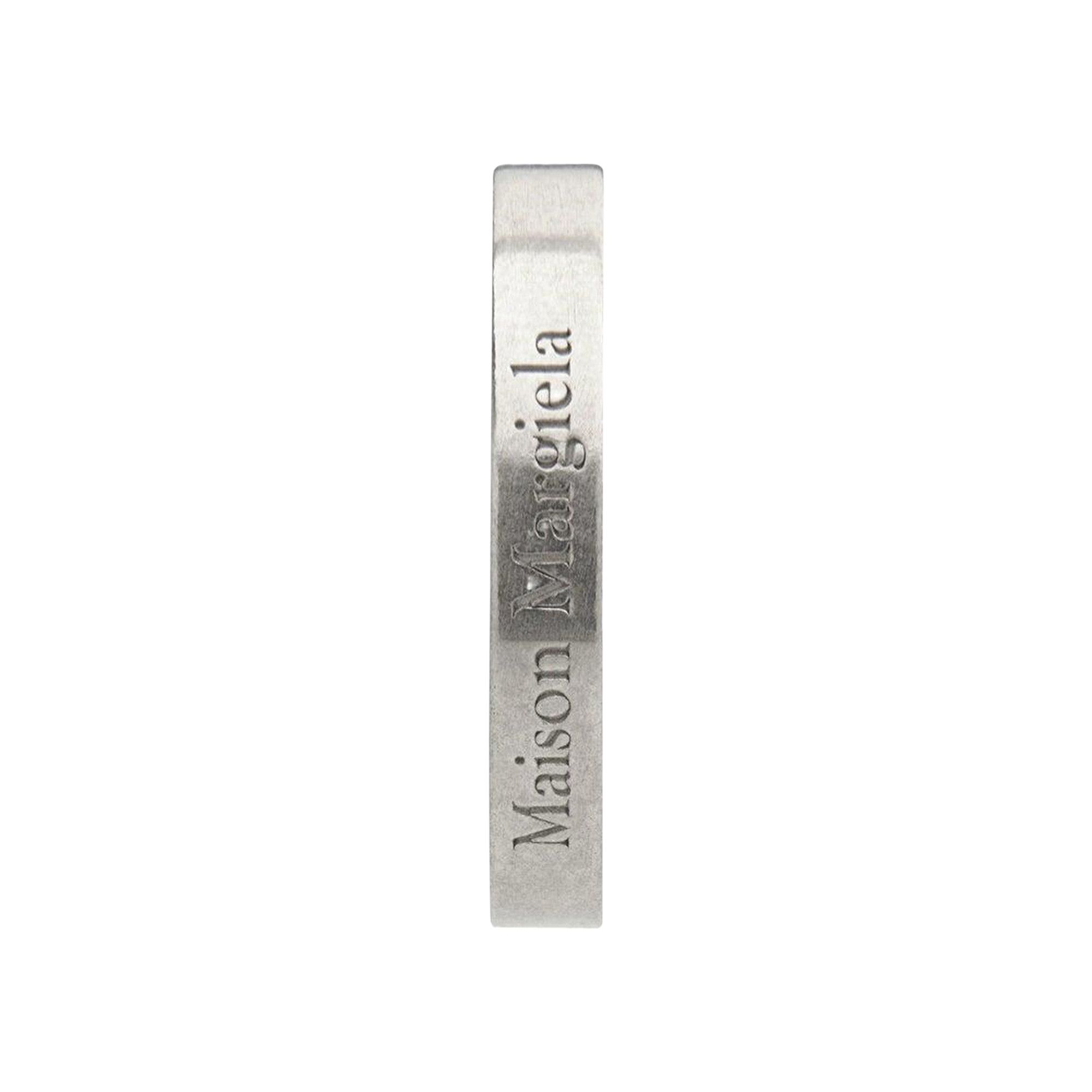 MAISON MARGIELA 男女兼用 雑貨 SM1UY0081 SV0158 951 LOGO RING - SILVER – lapstoneandhammer.com
