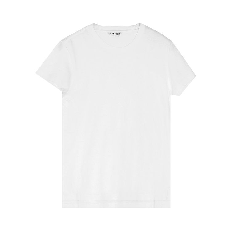 Auralee Seamless Crewneck Tee White