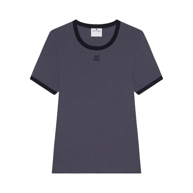 Courreges Heritage T Shirt DenimBlack