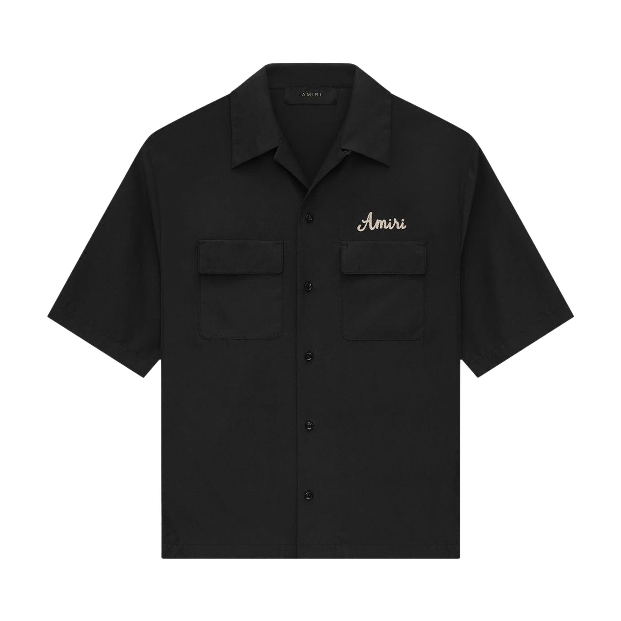 Buy Amiri Jazz Wolf Camp Shirt 'Black' - AMSTCA1135 001 BLAC | GOAT