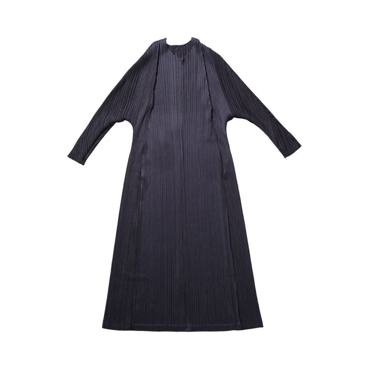 Pleats Please Issey Miyake Lantern Dress BlueBlack