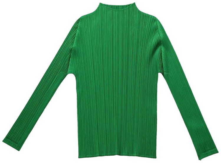 Pleats Please Issey Miyake February Shirt Green