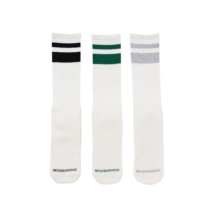 Neighborhood Classic Socks 3 Pack White