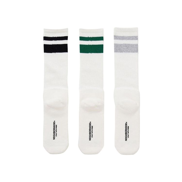 Neighborhood Classic Socks 3 Pack White