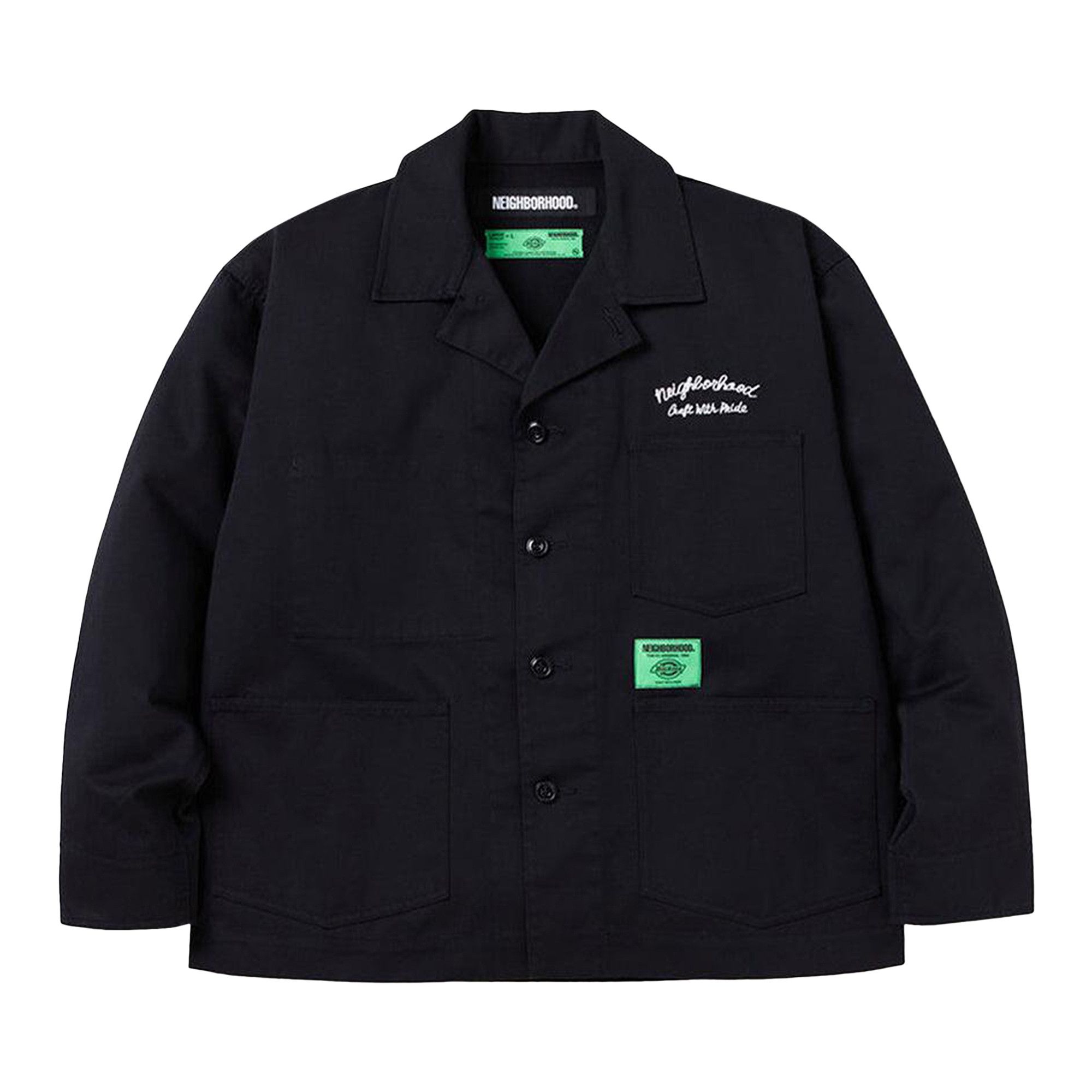 【VETEZE】22SS★  Flag Coverall Jacket Buy Neighborhood x Dickies Coverall Jacket 'Black