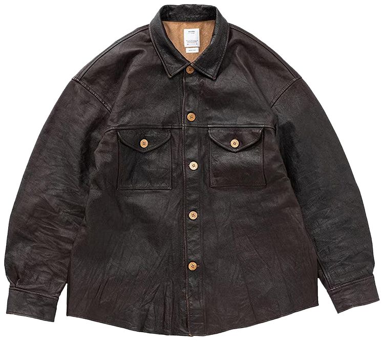 Visvim Civilian Shacket Dark Brown