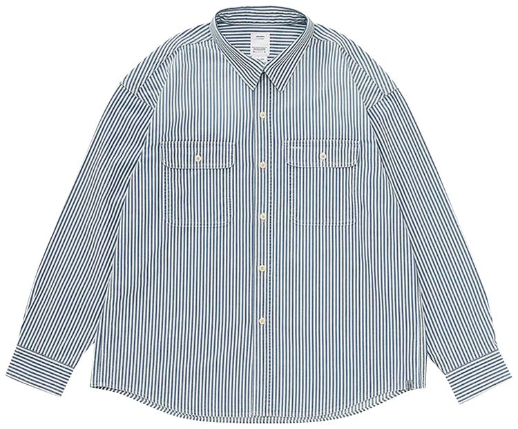 Visvim Langer Shirt BlueWhite