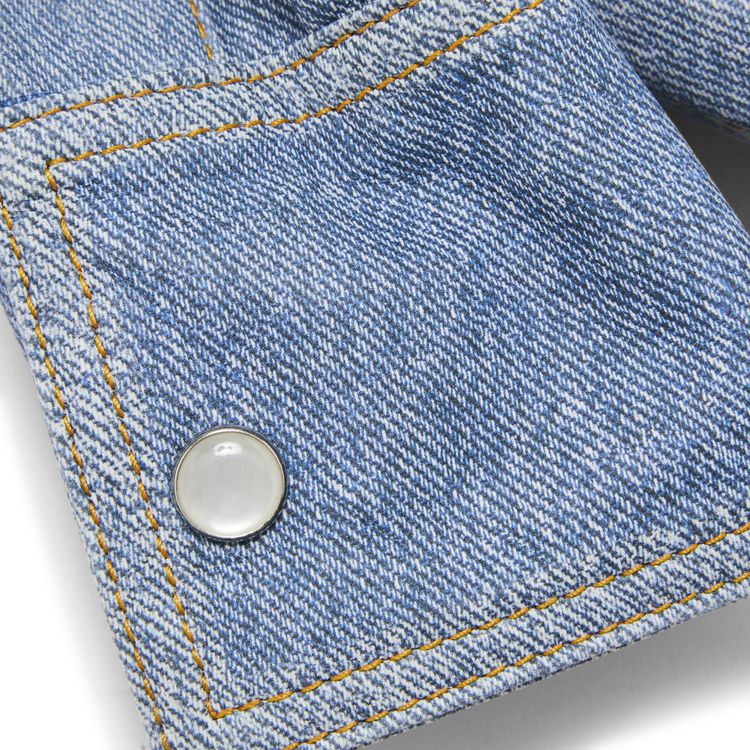 Bottega Veneta Mini Jodie Bag Blue WashedSunflower Pearl