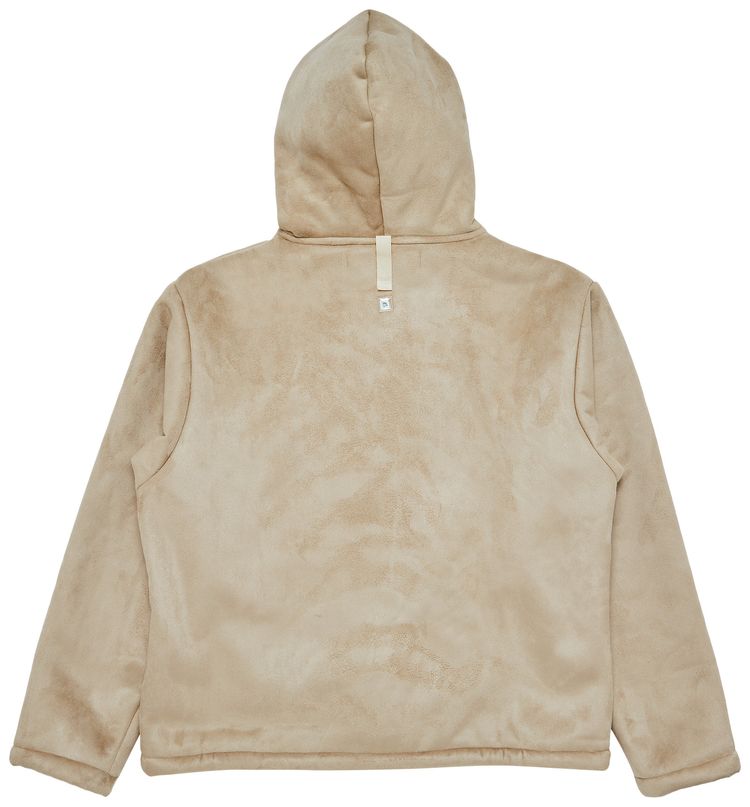 Advisory Board Crystals Ecopel Sheepskin Zip Up Jacket Ecru