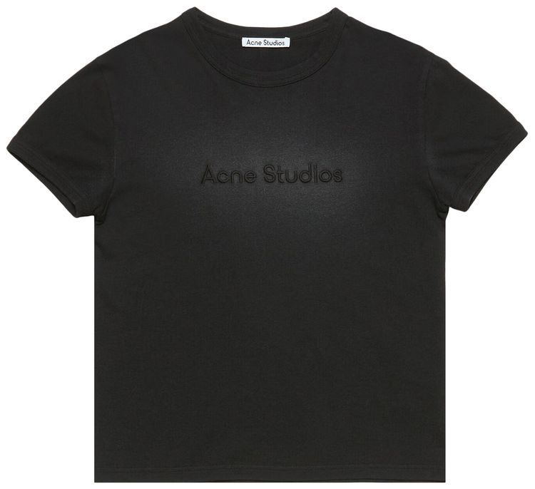 Acne Studios T Shirt Faded Black