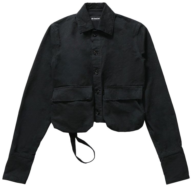 Ann Demeulemeester Cargo Shirt Jacket Black