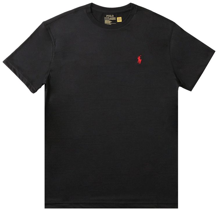 Polo Ralph Lauren Short Sleeve Recycled Performance Classic Fit Jersey T Shirt Polo Black