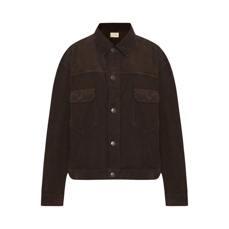 The Row Ness Jacket Dark Coffee