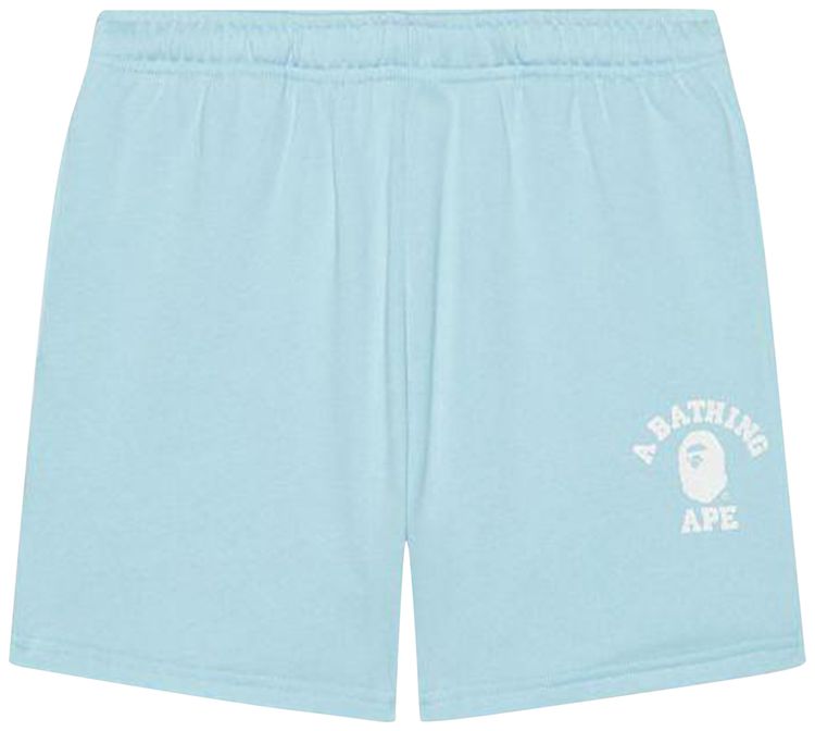 BAPE College Sweatshorts Blue