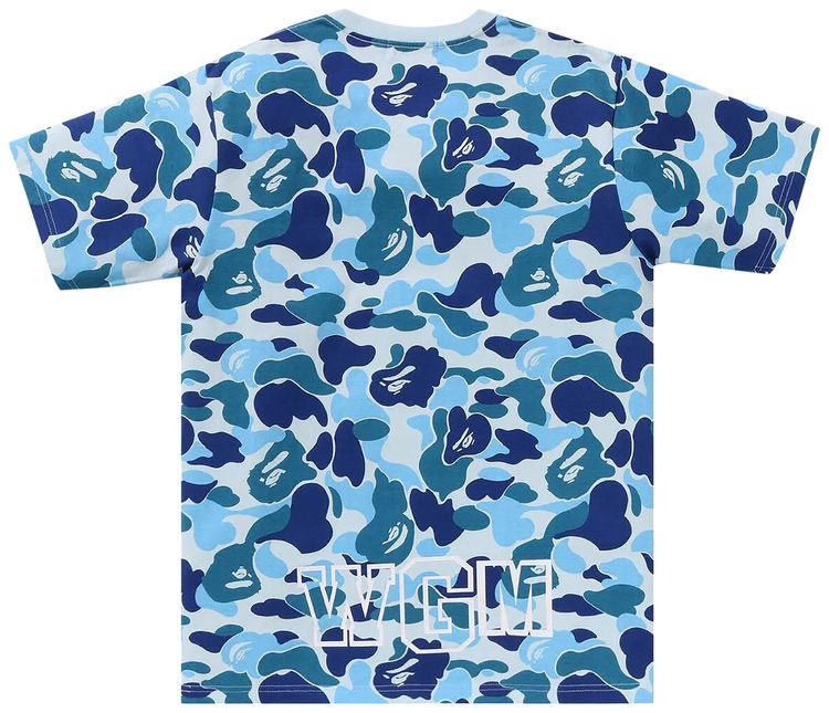 BAPE ABC Camo Shark Tee Blue