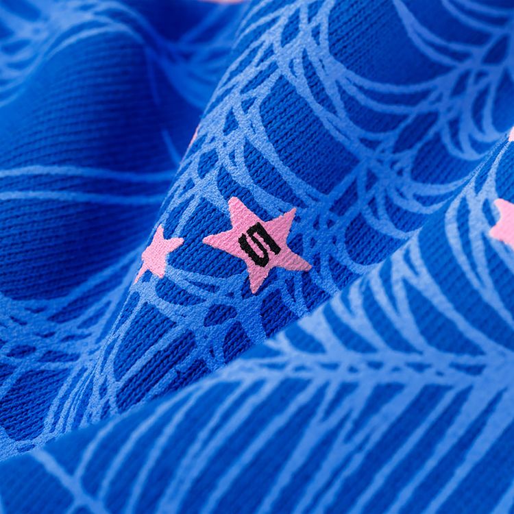 Sp5der Angel Number Hoodie Blue