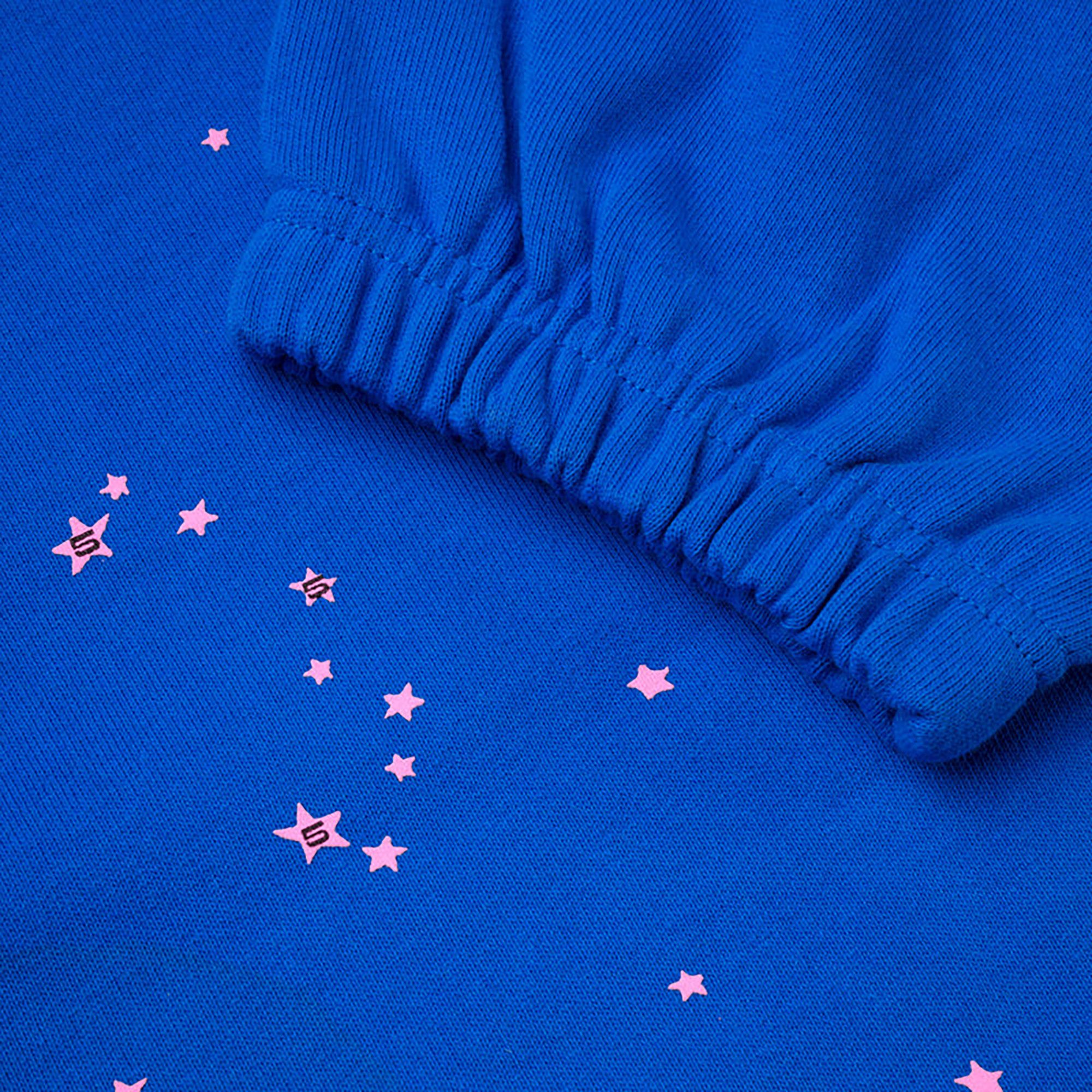 Buy Sp5der Angel Number Sweatpant 'Blue' - P07FW24BLU | GOAT