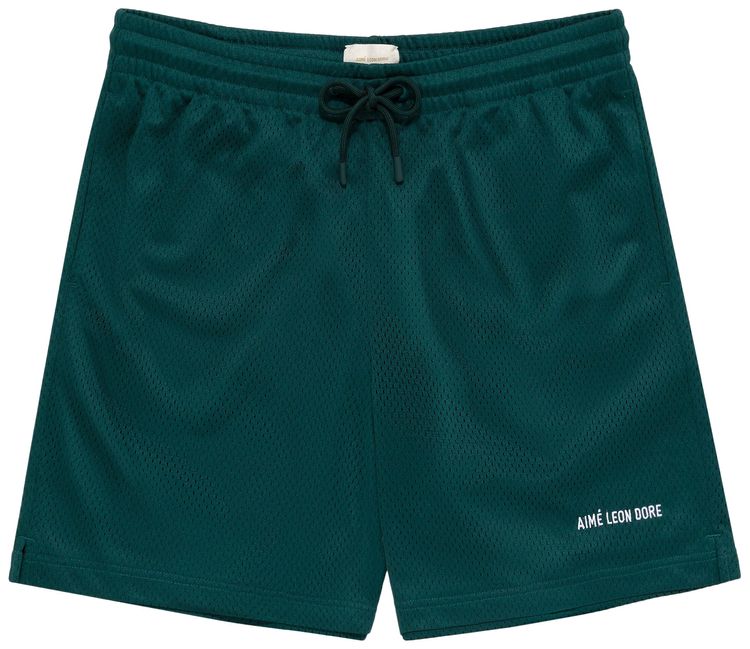 Aime Leon Dore Logo Gym Short Botanical Green