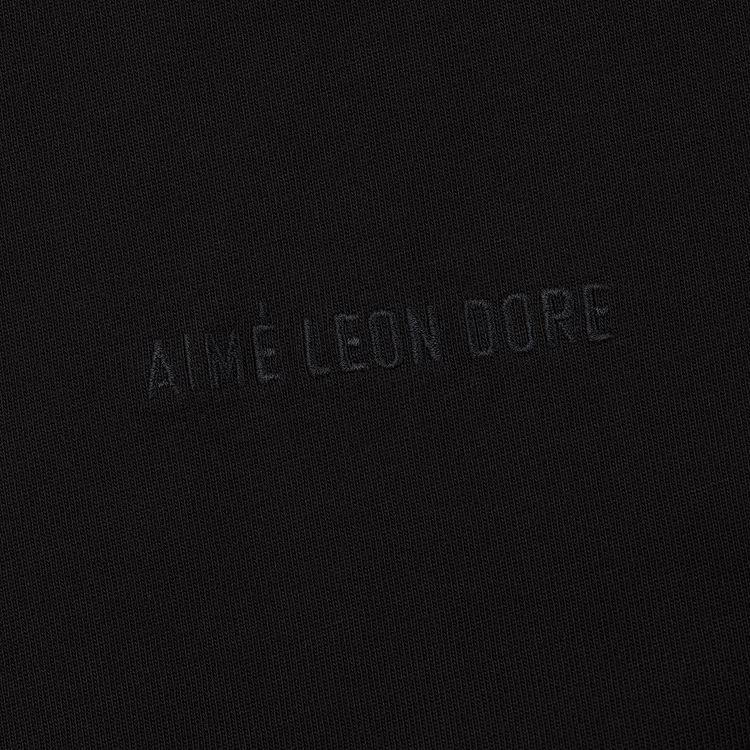 Aime Leon Dore Long Sleeve Tonal Logo Tee Jet Black