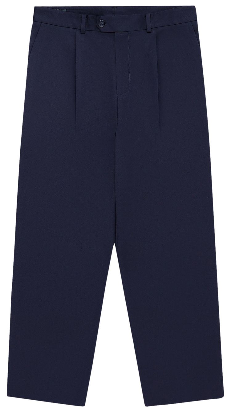 Aime Leon Dore Single Pleated Gabardine Trouser Navy