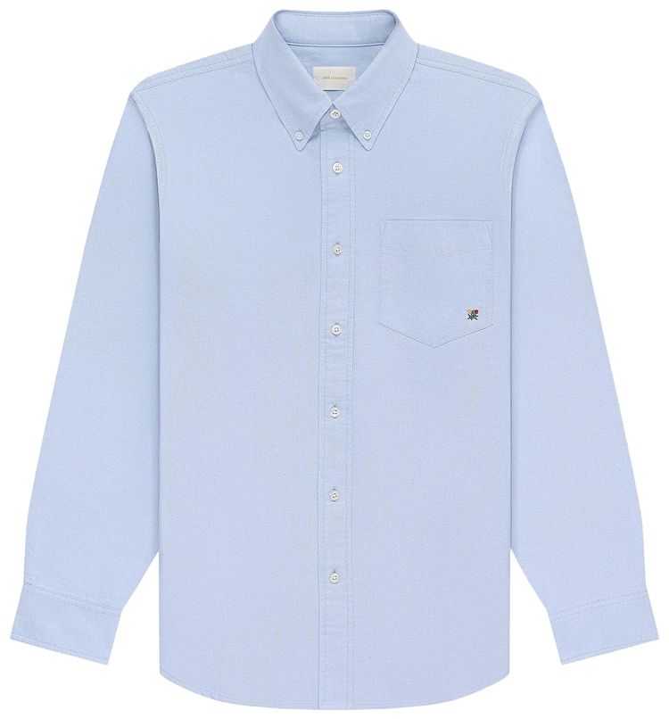 Aime Leon Dore Crest Oxford Shirt Oxford Blue