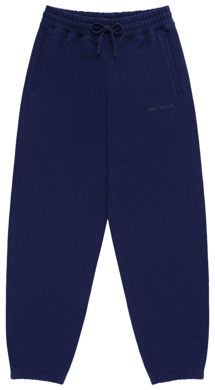 Aime Leon Dore Tonal Logo Sweatpants Evening Blue