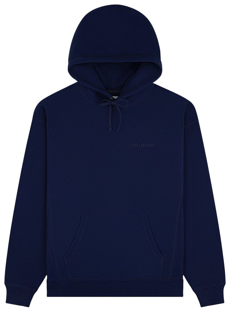 Aime Leon Dore Tonal Logo Hoodie Evening Blue