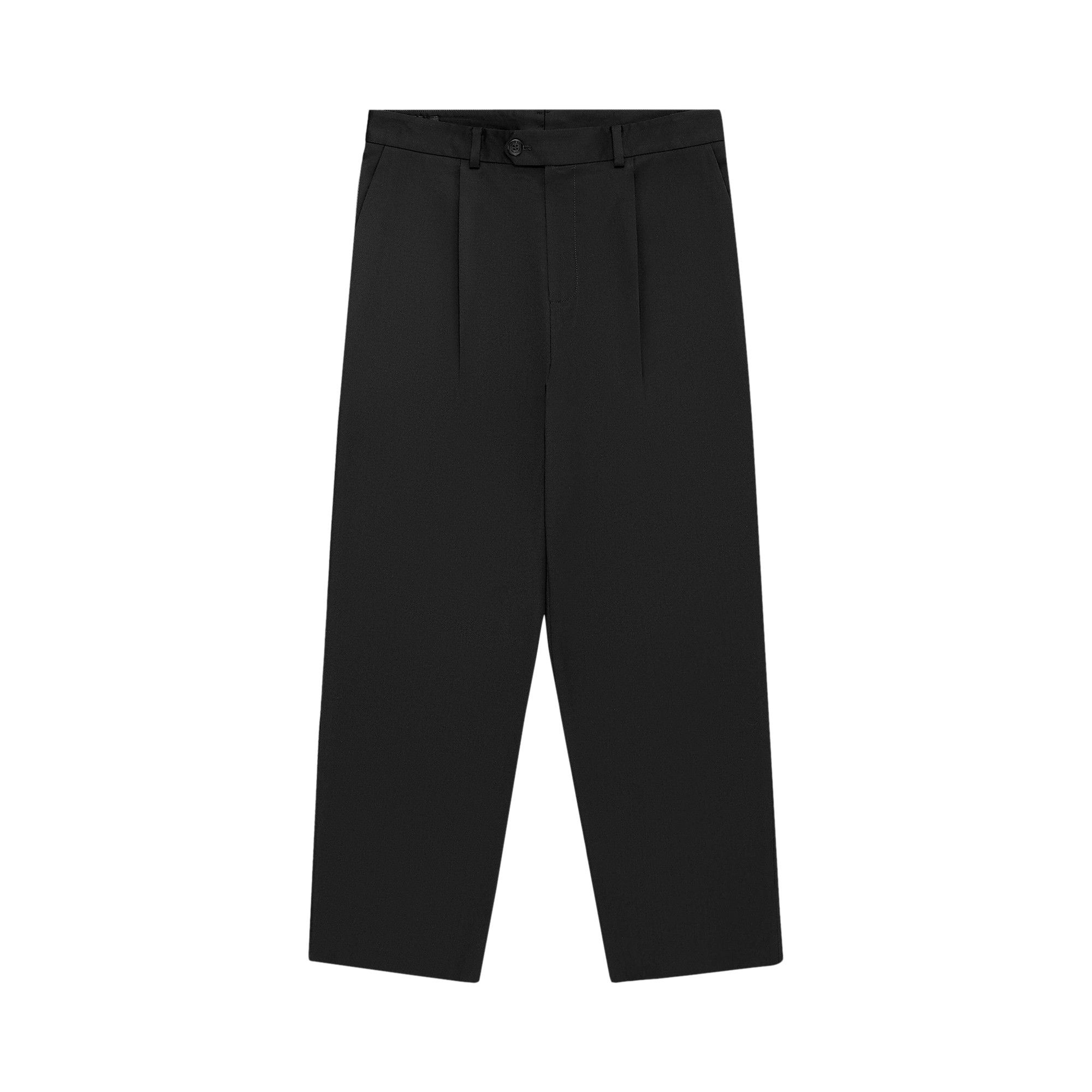 Buy Aimé Leon Dore Single-Pleated Gabardine Trouser 'Jet Black