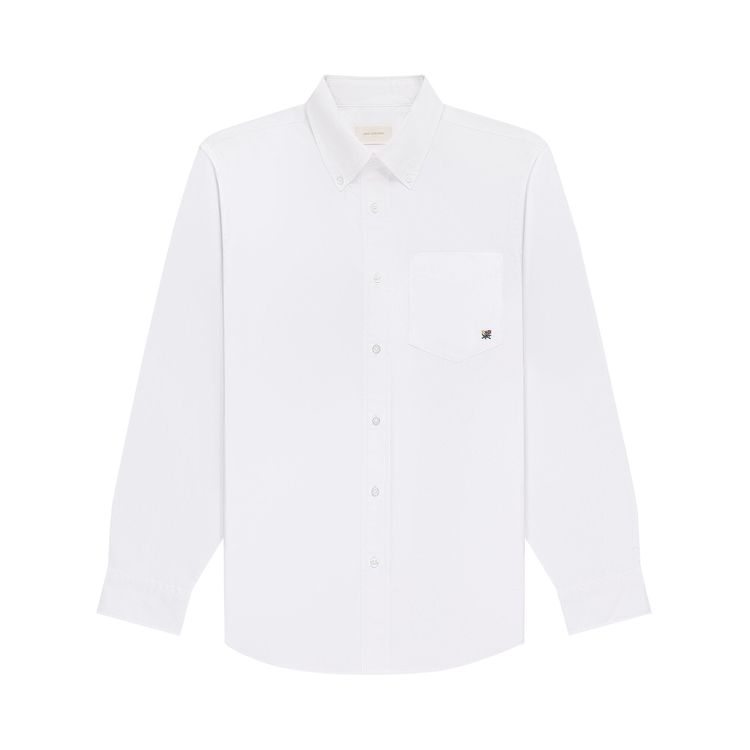 Aime Leon Dore Crest Poplin Shirt Bright White