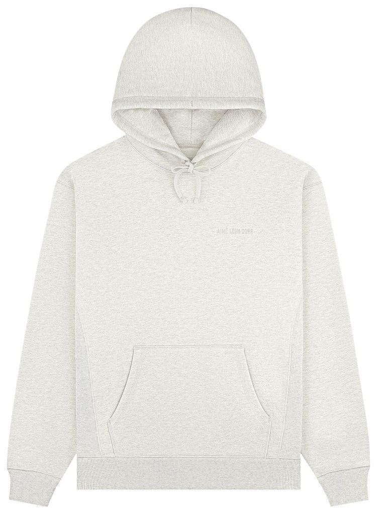 Aime Leon Dore Tonal Logo Hoodie Oatmeal